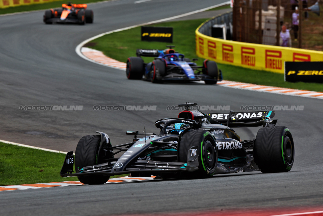GP OLANDA, George Russell (GBR) Mercedes AMG F1 W14.

27.08.2023. Formula 1 World Championship, Rd 14, Dutch Grand Prix, Zandvoort, Netherlands, Gara Day.

 - www.xpbimages.com, EMail: requests@xpbimages.com © Copyright: Staley / XPB Images