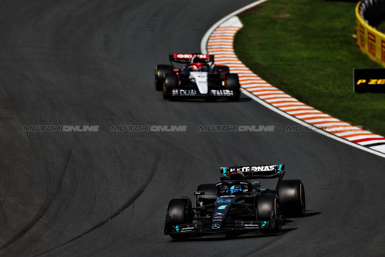 GP OLANDA, George Russell (GBR) Mercedes AMG F1 W14.

27.08.2023. Formula 1 World Championship, Rd 14, Dutch Grand Prix, Zandvoort, Netherlands, Gara Day.

 - www.xpbimages.com, EMail: requests@xpbimages.com © Copyright: Staley / XPB Images