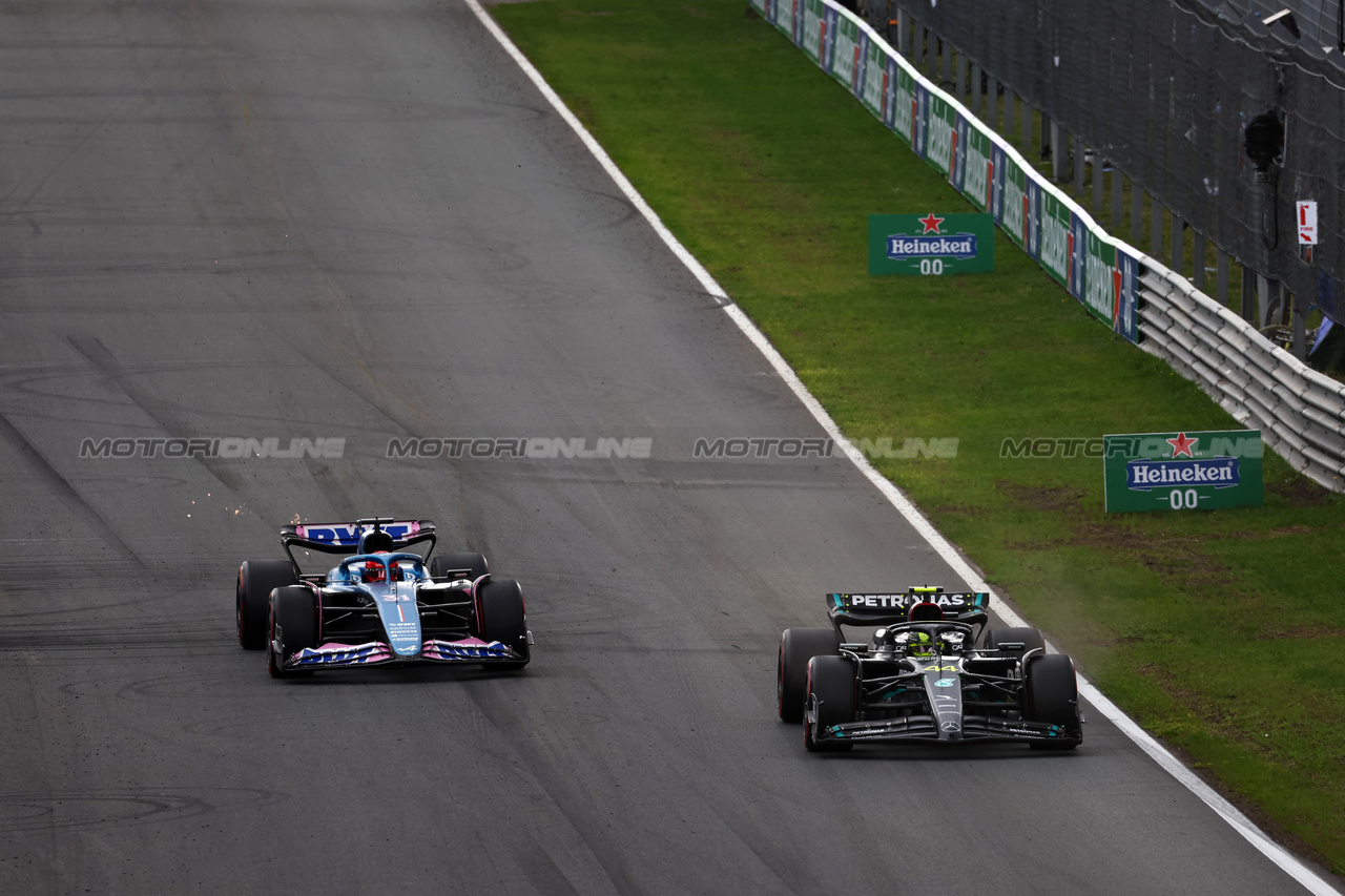 GP OLANDA, Lewis Hamilton (GBR) Mercedes AMG F1 W14.

27.08.2023. Formula 1 World Championship, Rd 14, Dutch Grand Prix, Zandvoort, Netherlands, Gara Day.

 - www.xpbimages.com, EMail: requests@xpbimages.com © Copyright: Coates / XPB Images