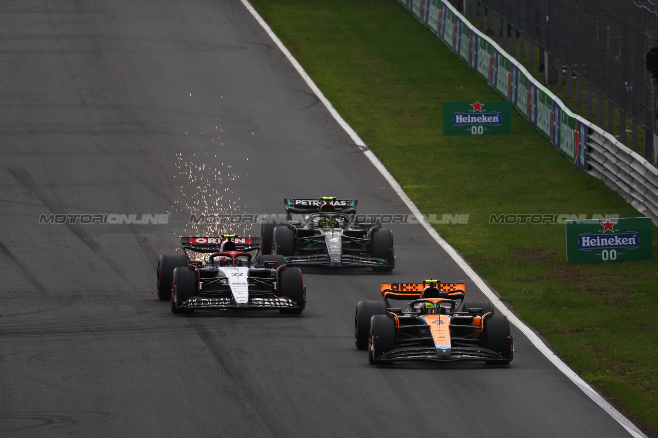 GP OLANDA, Lando Norris (GBR) McLaren MCL60.

27.08.2023. Formula 1 World Championship, Rd 14, Dutch Grand Prix, Zandvoort, Netherlands, Gara Day.

 - www.xpbimages.com, EMail: requests@xpbimages.com © Copyright: Coates / XPB Images
