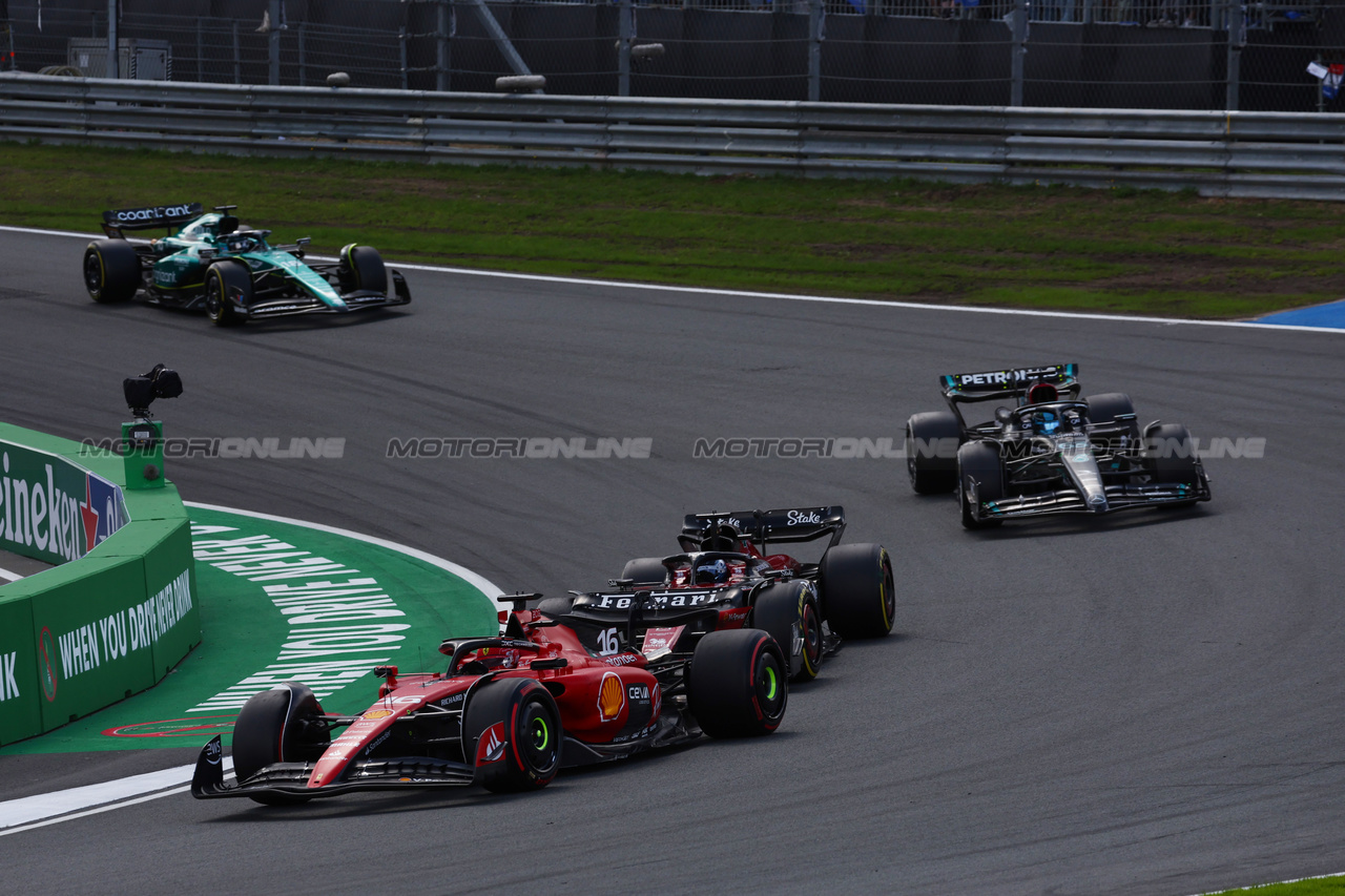 GP OLANDA, Charles Leclerc (MON) Ferrari SF-23.

27.08.2023. Formula 1 World Championship, Rd 14, Dutch Grand Prix, Zandvoort, Netherlands, Gara Day.

 - www.xpbimages.com, EMail: requests@xpbimages.com © Copyright: Coates / XPB Images