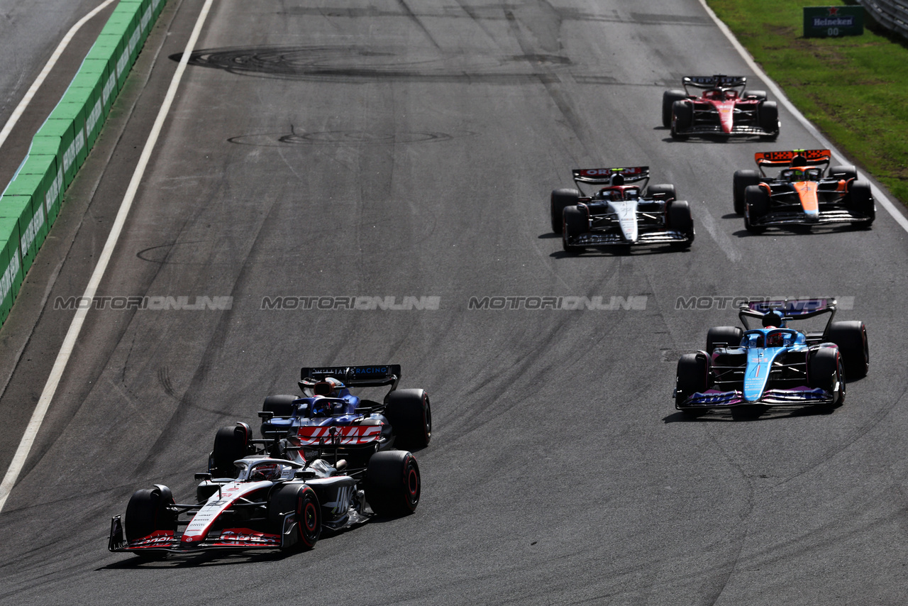 GP OLANDA, Kevin Magnussen (DEN) Haas VF-23.

27.08.2023. Formula 1 World Championship, Rd 14, Dutch Grand Prix, Zandvoort, Netherlands, Gara Day.

 - www.xpbimages.com, EMail: requests@xpbimages.com © Copyright: Coates / XPB Images