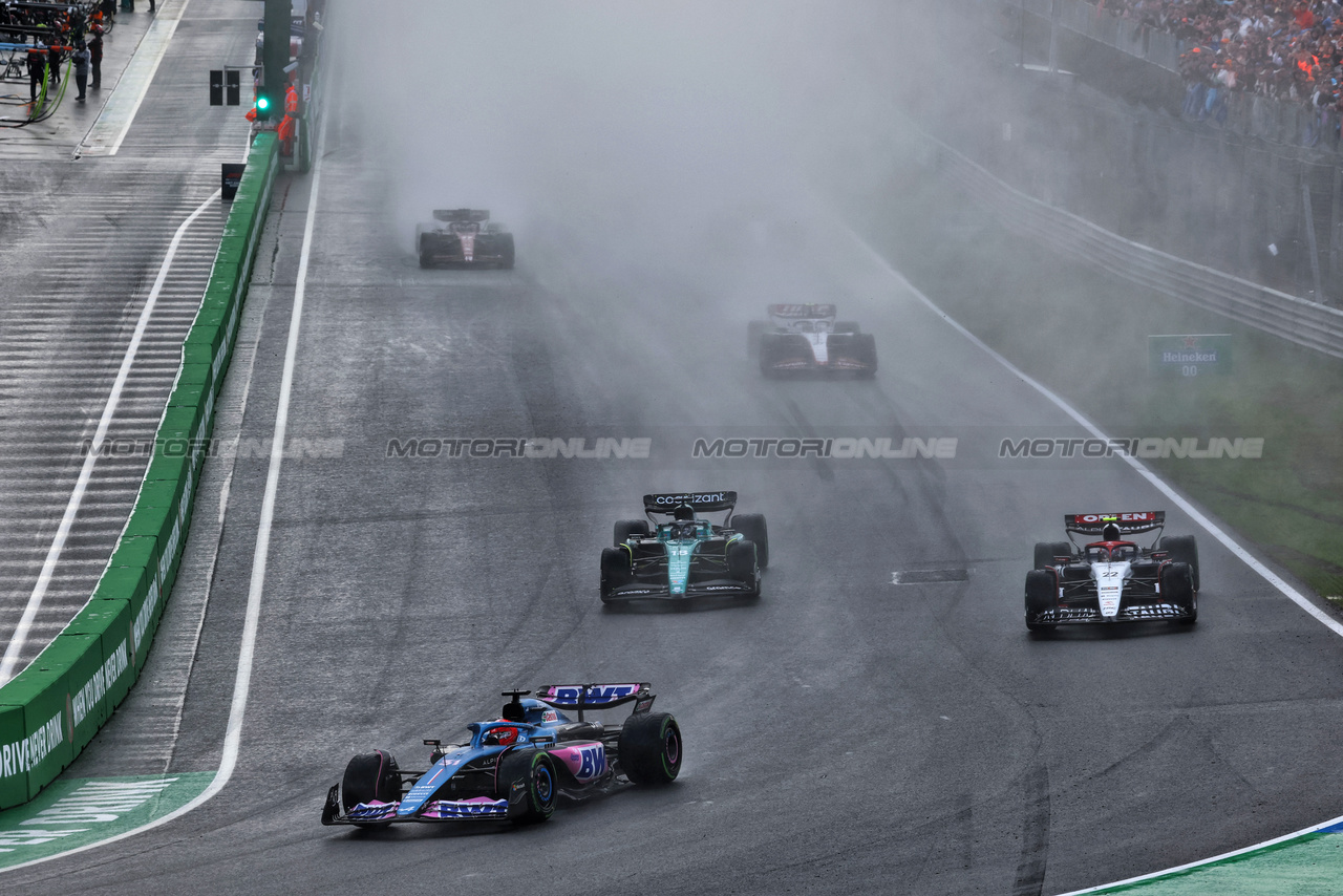 GP OLANDA, Esteban Ocon (FRA) Alpine F1 Team A523.

27.08.2023. Formula 1 World Championship, Rd 14, Dutch Grand Prix, Zandvoort, Netherlands, Gara Day.

 - www.xpbimages.com, EMail: requests@xpbimages.com © Copyright: Coates / XPB Images