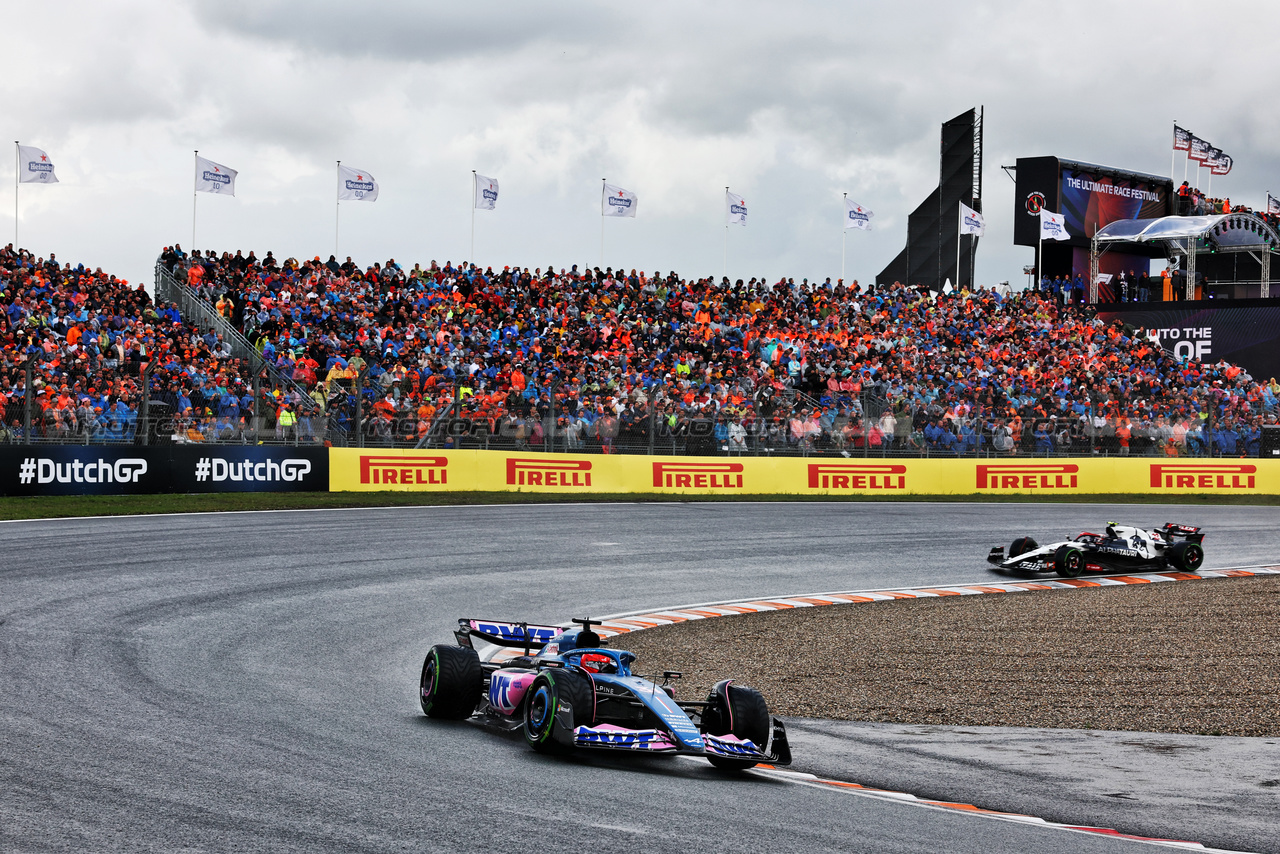 GP OLANDA, Esteban Ocon (FRA) Alpine F1 Team A523.

27.08.2023. Formula 1 World Championship, Rd 14, Dutch Grand Prix, Zandvoort, Netherlands, Gara Day.

- www.xpbimages.com, EMail: requests@xpbimages.com © Copyright: Moy / XPB Images