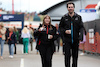 GP OLANDA, (L to R): Jessica Borrell (GBR) Haas F1 Team Communications Manager with Sam Mallinson (GBR) Alpine F1 Team Strategic Communications Manager.
27.08.2023. Formula 1 World Championship, Rd 14, Dutch Grand Prix, Zandvoort, Netherlands, Gara Day.
 - www.xpbimages.com, EMail: requests@xpbimages.com © Copyright: Staley / XPB Images