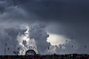 GP OLANDA, Circuit Atmosfera - dark clouds above the grandstand.
27.08.2023. Formula 1 World Championship, Rd 14, Dutch Grand Prix, Zandvoort, Netherlands, Gara Day.
- www.xpbimages.com, EMail: requests@xpbimages.com © Copyright: Moy / XPB Images