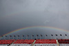 GP OLANDA, Circuit Atmosfera - a rainbow above the grandstand.
27.08.2023. Formula 1 World Championship, Rd 14, Dutch Grand Prix, Zandvoort, Netherlands, Gara Day.
 - www.xpbimages.com, EMail: requests@xpbimages.com © Copyright: Staley / XPB Images