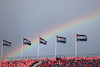 GP OLANDA, Circuit Atmosfera - a rainbow above the grandstand.
27.08.2023. Formula 1 World Championship, Rd 14, Dutch Grand Prix, Zandvoort, Netherlands, Gara Day.
 - www.xpbimages.com, EMail: requests@xpbimages.com © Copyright: Staley / XPB Images