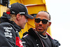 GP OLANDA, (L to R): Valtteri Bottas (FIN) Alfa Romeo F1 Team with Lewis Hamilton (GBR) Mercedes AMG F1 on the drivers' parade.
27.08.2023. Formula 1 World Championship, Rd 14, Dutch Grand Prix, Zandvoort, Netherlands, Gara Day.
 - www.xpbimages.com, EMail: requests@xpbimages.com © Copyright: Coates / XPB Images
