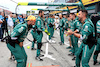 GP OLANDA, Aston Martin F1 Team meccanici with tennis balls.
27.08.2023. Formula 1 World Championship, Rd 14, Dutch Grand Prix, Zandvoort, Netherlands, Gara Day.
- www.xpbimages.com, EMail: requests@xpbimages.com © Copyright: Bearne / XPB Images