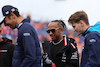 GP OLANDA, (L to R): Lewis Hamilton (GBR) Mercedes AMG F1 with Logan Sargeant (USA) Williams Racing on the drivers' parade.
27.08.2023. Formula 1 World Championship, Rd 14, Dutch Grand Prix, Zandvoort, Netherlands, Gara Day.
 - www.xpbimages.com, EMail: requests@xpbimages.com © Copyright: Staley / XPB Images