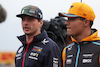 GP OLANDA, (L to R): Max Verstappen (NLD) Red Bull Racing with Lando Norris (GBR) McLaren on the drivers' parade.
27.08.2023. Formula 1 World Championship, Rd 14, Dutch Grand Prix, Zandvoort, Netherlands, Gara Day.
 - www.xpbimages.com, EMail: requests@xpbimages.com © Copyright: Staley / XPB Images