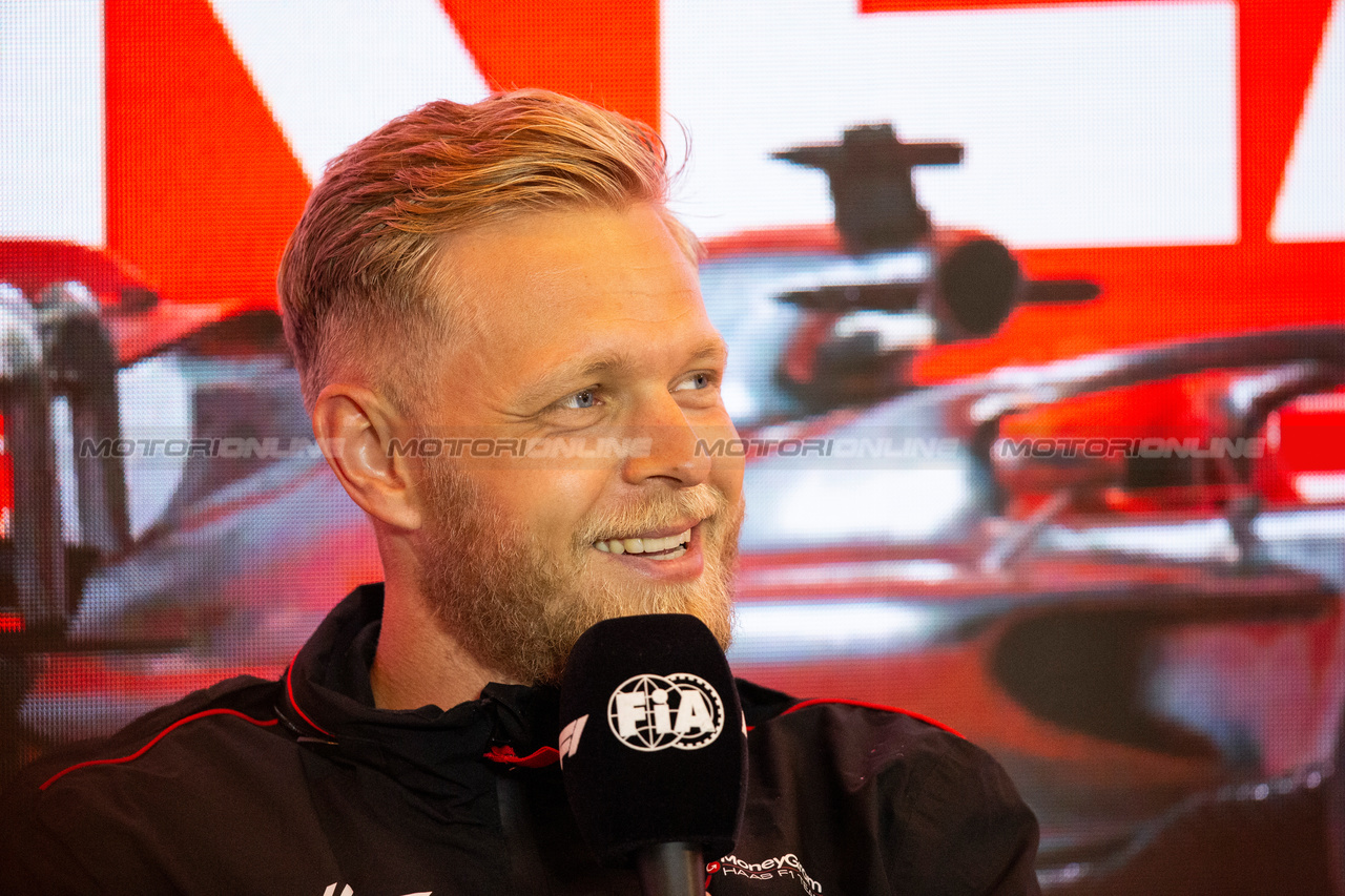 GP OLANDA, Kevin Magnussen (DEN) Haas F1 Team in the FIA Press Conference.

24.08.2023. Formula 1 World Championship, Rd 14, Dutch Grand Prix, Zandvoort, Netherlands, Preparation Day.

- www.xpbimages.com, EMail: requests@xpbimages.com © Copyright: XPB Images