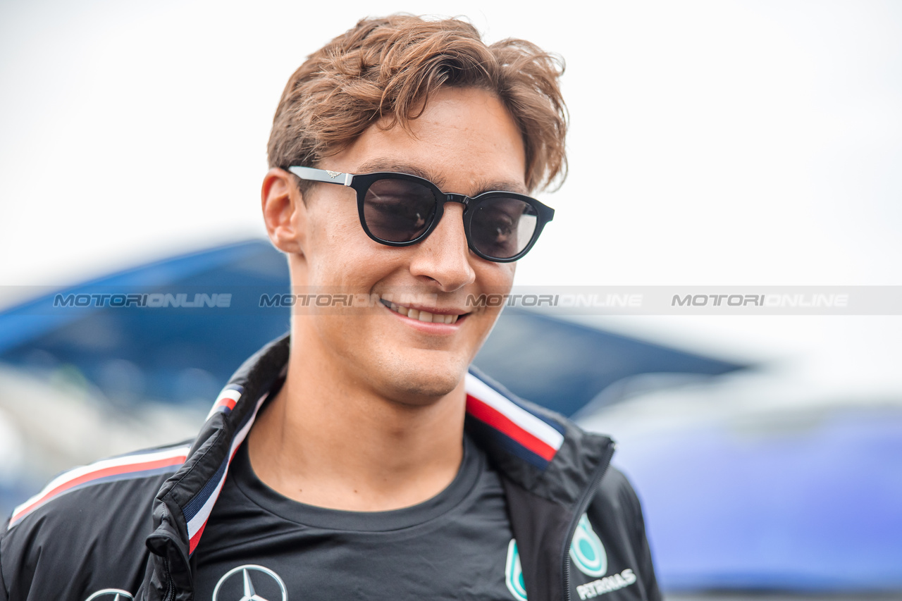 GP OLANDA, George Russell (GBR) Mercedes AMG F1.

24.08.2023. Formula 1 World Championship, Rd 14, Dutch Grand Prix, Zandvoort, Netherlands, Preparation Day.

- www.xpbimages.com, EMail: requests@xpbimages.com © Copyright: Bearne / XPB Images