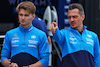 GP OLANDA, (L to R): Logan Sargeant (USA) Williams Racing with Gaetan Jego, Williams Racing Gara Engineer.
24.08.2023. Formula 1 World Championship, Rd 14, Dutch Grand Prix, Zandvoort, Netherlands, Preparation Day.
 - www.xpbimages.com, EMail: requests@xpbimages.com © Copyright: Coates / XPB Images