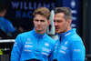 GP OLANDA, (L to R): Logan Sargeant (USA) Williams Racing with Gaetan Jego, Williams Racing Gara Engineer.
24.08.2023. Formula 1 World Championship, Rd 14, Dutch Grand Prix, Zandvoort, Netherlands, Preparation Day.
 - www.xpbimages.com, EMail: requests@xpbimages.com © Copyright: Coates / XPB Images