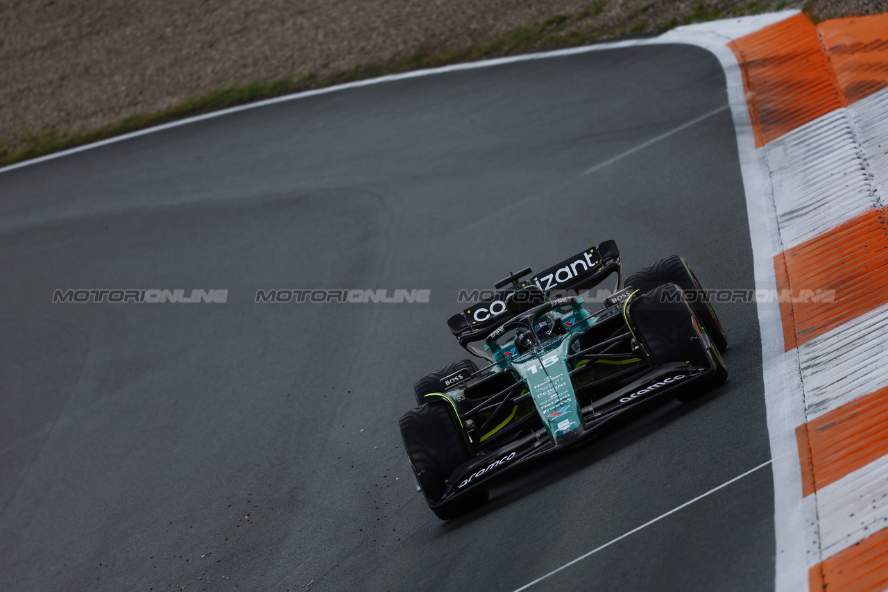 GP OLANDA, Lance Stroll (CDN) Aston Martin F1 Team AMR23.

26.08.2023. Formula 1 World Championship, Rd 14, Dutch Grand Prix, Zandvoort, Netherlands, Qualifiche Day.

 - www.xpbimages.com, EMail: requests@xpbimages.com © Copyright: Coates / XPB Images