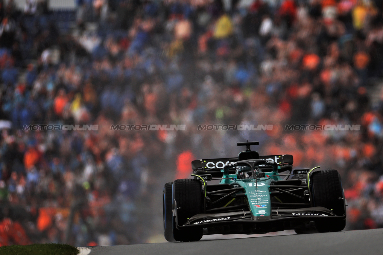 GP OLANDA, Lance Stroll (CDN) Aston Martin F1 Team AMR23.

26.08.2023. Formula 1 World Championship, Rd 14, Dutch Grand Prix, Zandvoort, Netherlands, Qualifiche Day.

 - www.xpbimages.com, EMail: requests@xpbimages.com © Copyright: Staley / XPB Images