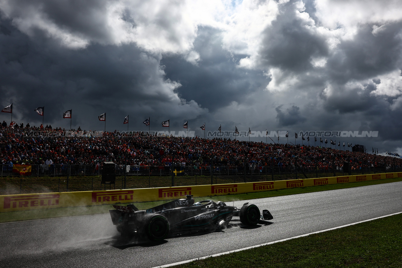 GP OLANDA, George Russell (GBR), Mercedes AMG F1 
26.08.2023. Formula 1 World Championship, Rd 14, Dutch Grand Prix, Zandvoort, Netherlands, Qualifiche Day.
- www.xpbimages.com, EMail: requests@xpbimages.com © Copyright: Charniaux / XPB Images