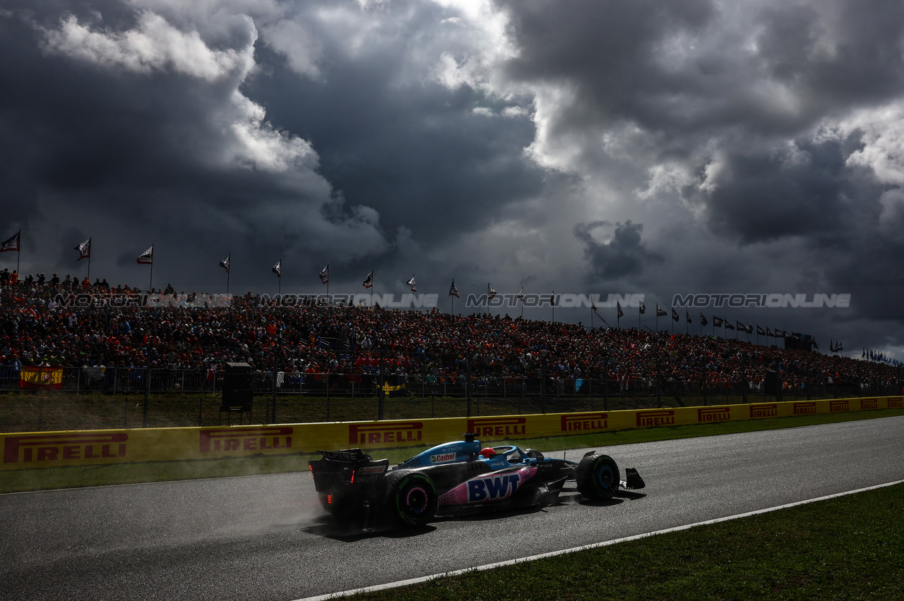 GP OLANDA, Esteban Ocon (FRA), Alpine F1 Team 
26.08.2023. Formula 1 World Championship, Rd 14, Dutch Grand Prix, Zandvoort, Netherlands, Qualifiche Day.
- www.xpbimages.com, EMail: requests@xpbimages.com © Copyright: Charniaux / XPB Images