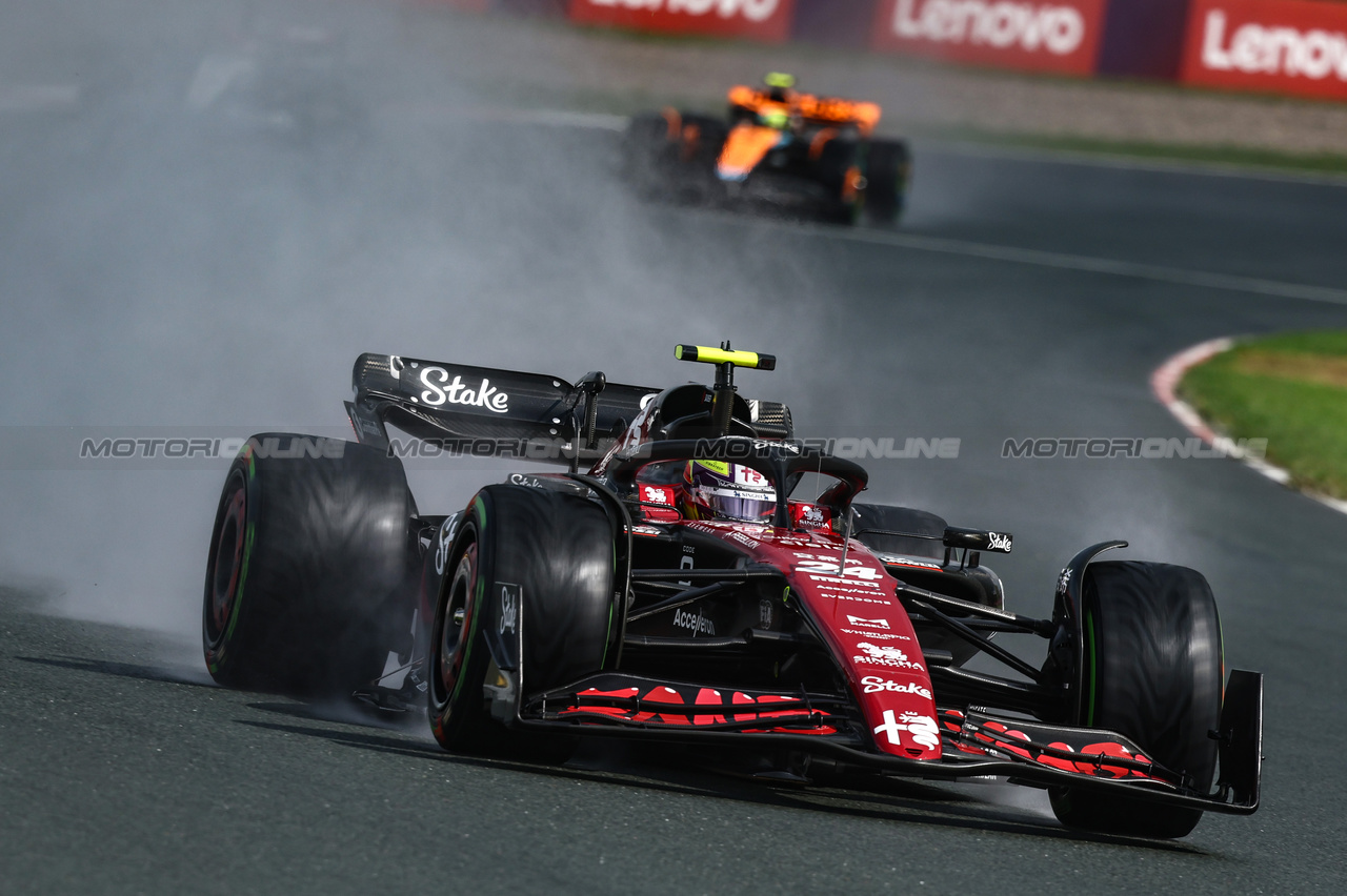 GP OLANDA, Guanyu Zhou (CHI), Alfa Romeo Racing 
26.08.2023. Formula 1 World Championship, Rd 14, Dutch Grand Prix, Zandvoort, Netherlands, Qualifiche Day.
- www.xpbimages.com, EMail: requests@xpbimages.com © Copyright: Charniaux / XPB Images
