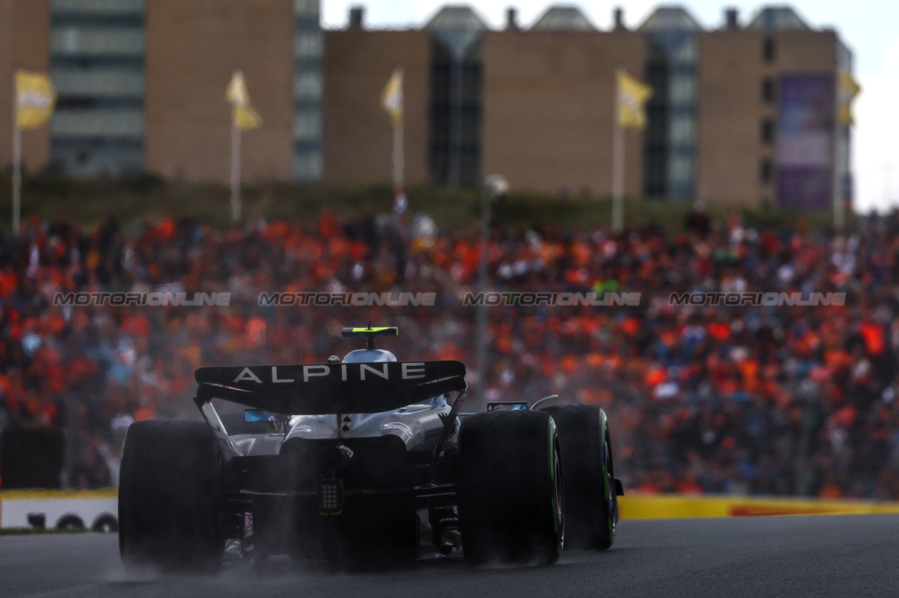 GP OLANDA, Pierre Gasly (FRA), Alpine F1 Team 
26.08.2023. Formula 1 World Championship, Rd 14, Dutch Grand Prix, Zandvoort, Netherlands, Qualifiche Day.
- www.xpbimages.com, EMail: requests@xpbimages.com © Copyright: Charniaux / XPB Images