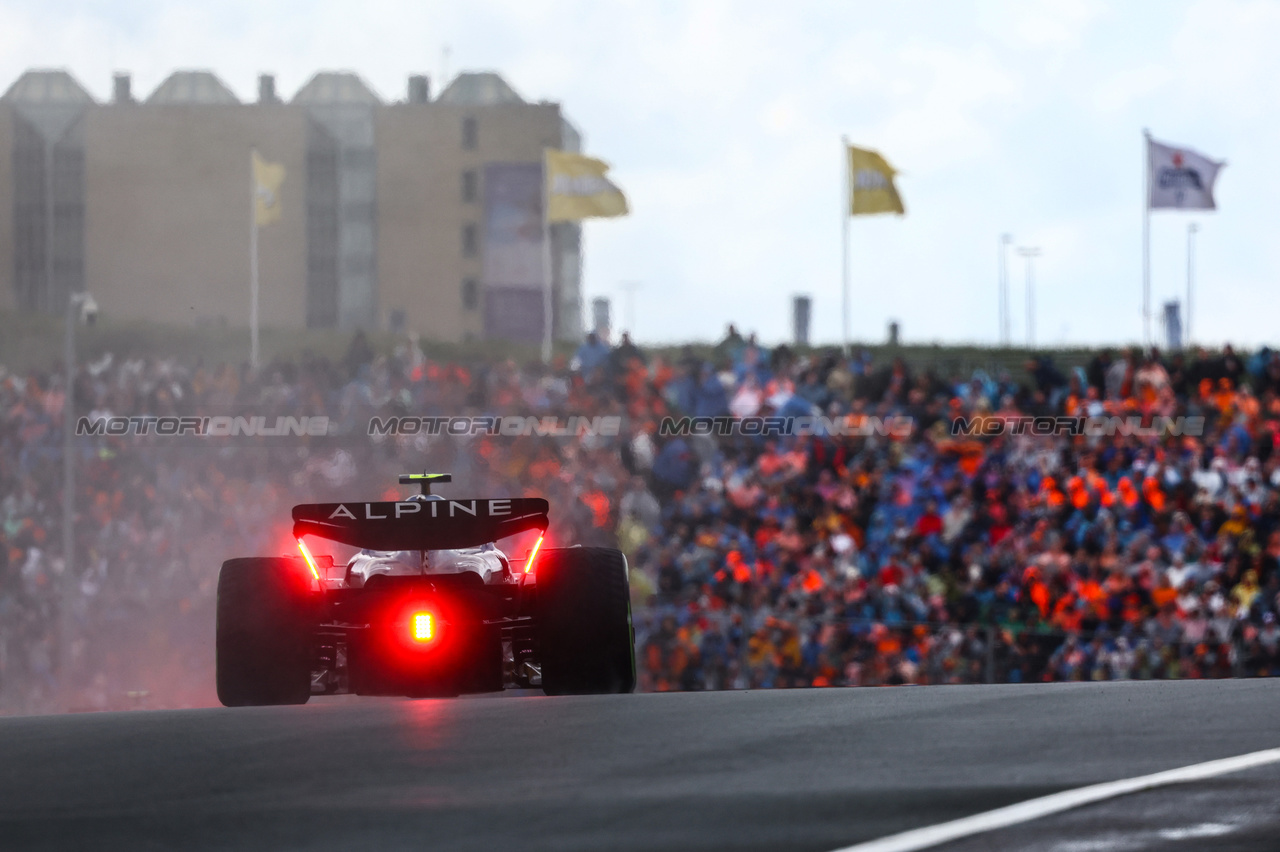 GP OLANDA, Pierre Gasly (FRA), Alpine F1 Team 
26.08.2023. Formula 1 World Championship, Rd 14, Dutch Grand Prix, Zandvoort, Netherlands, Qualifiche Day.
- www.xpbimages.com, EMail: requests@xpbimages.com © Copyright: Charniaux / XPB Images
