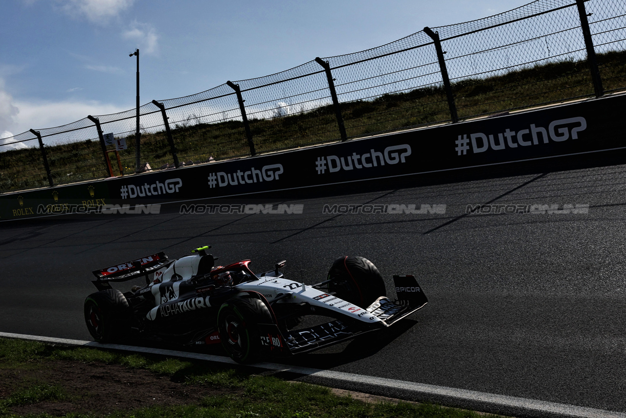 GP OLANDA, Yuki Tsunoda (JPN) AlphaTauri AT04.

26.08.2023. Formula 1 World Championship, Rd 14, Dutch Grand Prix, Zandvoort, Netherlands, Qualifiche Day.

 - www.xpbimages.com, EMail: requests@xpbimages.com © Copyright: Staley / XPB Images