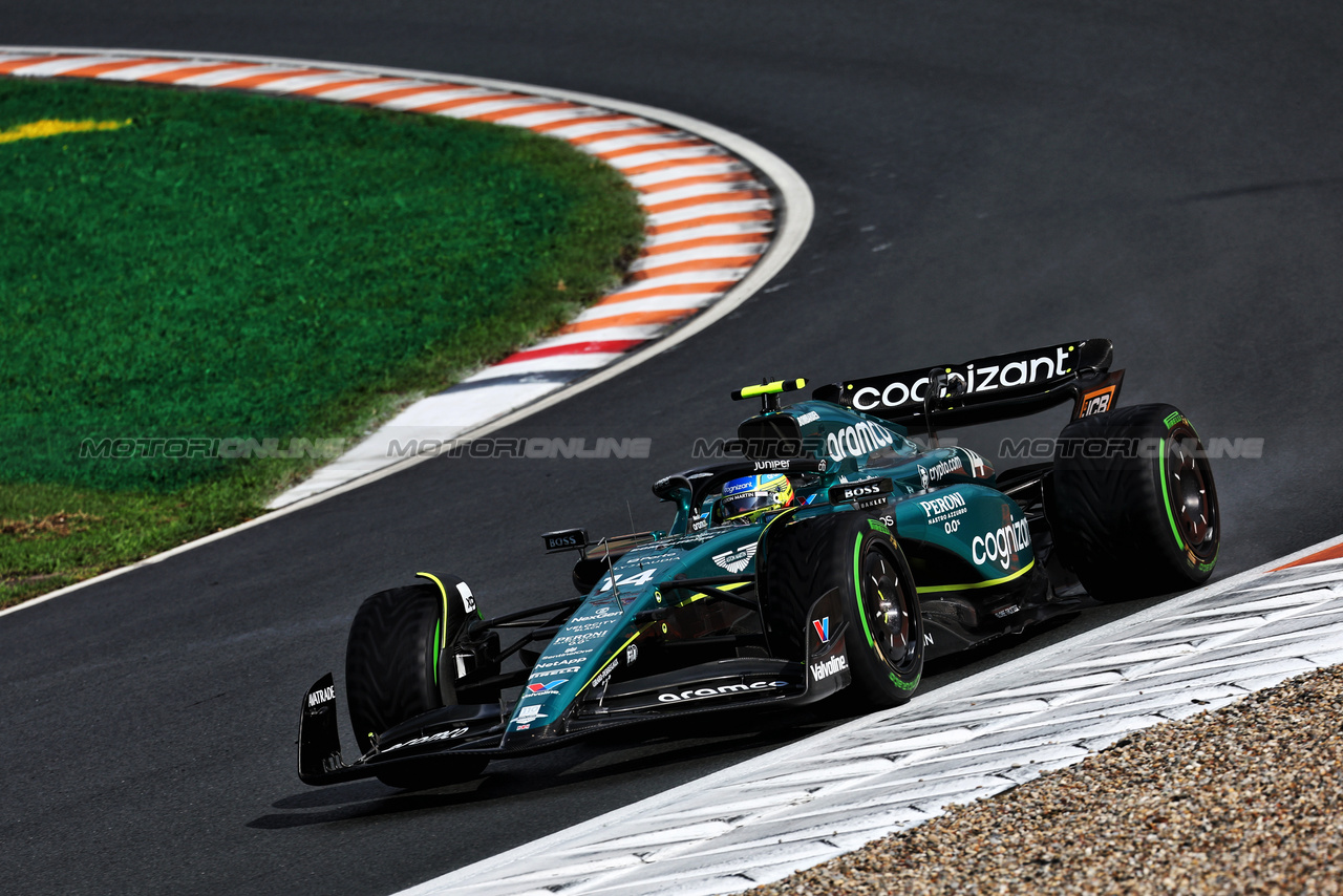 GP OLANDA, Fernando Alonso (ESP) Aston Martin F1 Team AMR23.

26.08.2023. Formula 1 World Championship, Rd 14, Dutch Grand Prix, Zandvoort, Netherlands, Qualifiche Day.

- www.xpbimages.com, EMail: requests@xpbimages.com © Copyright: Moy / XPB Images