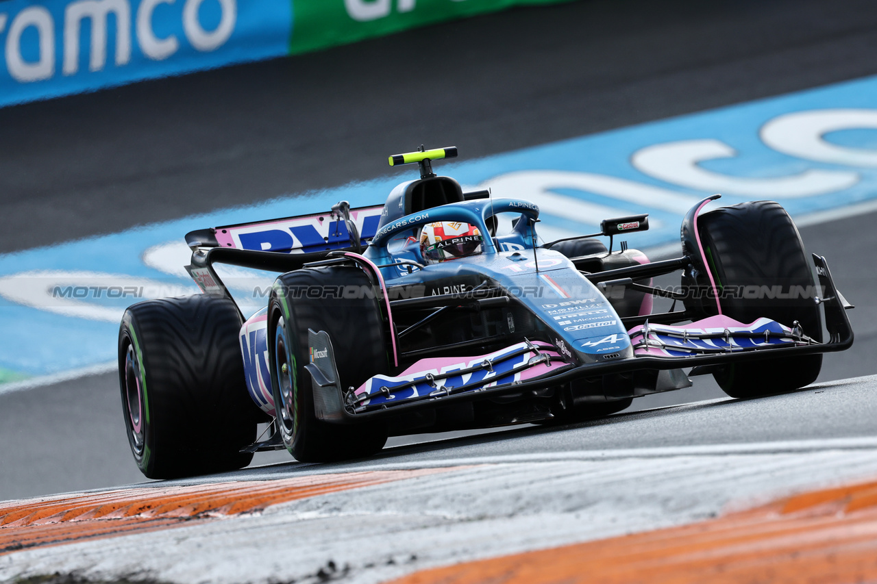 GP OLANDA, Pierre Gasly (FRA) Alpine F1 Team A523.

26.08.2023. Formula 1 World Championship, Rd 14, Dutch Grand Prix, Zandvoort, Netherlands, Qualifiche Day.

- www.xpbimages.com, EMail: requests@xpbimages.com © Copyright: Moy / XPB Images