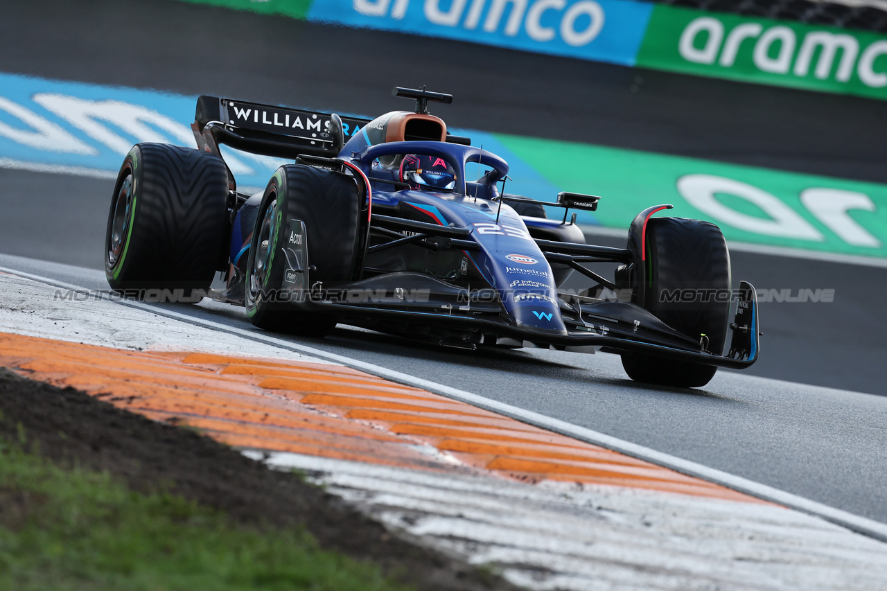 GP OLANDA, Alexander Albon (THA) Williams Racing FW45.

26.08.2023. Formula 1 World Championship, Rd 14, Dutch Grand Prix, Zandvoort, Netherlands, Qualifiche Day.

- www.xpbimages.com, EMail: requests@xpbimages.com © Copyright: Moy / XPB Images