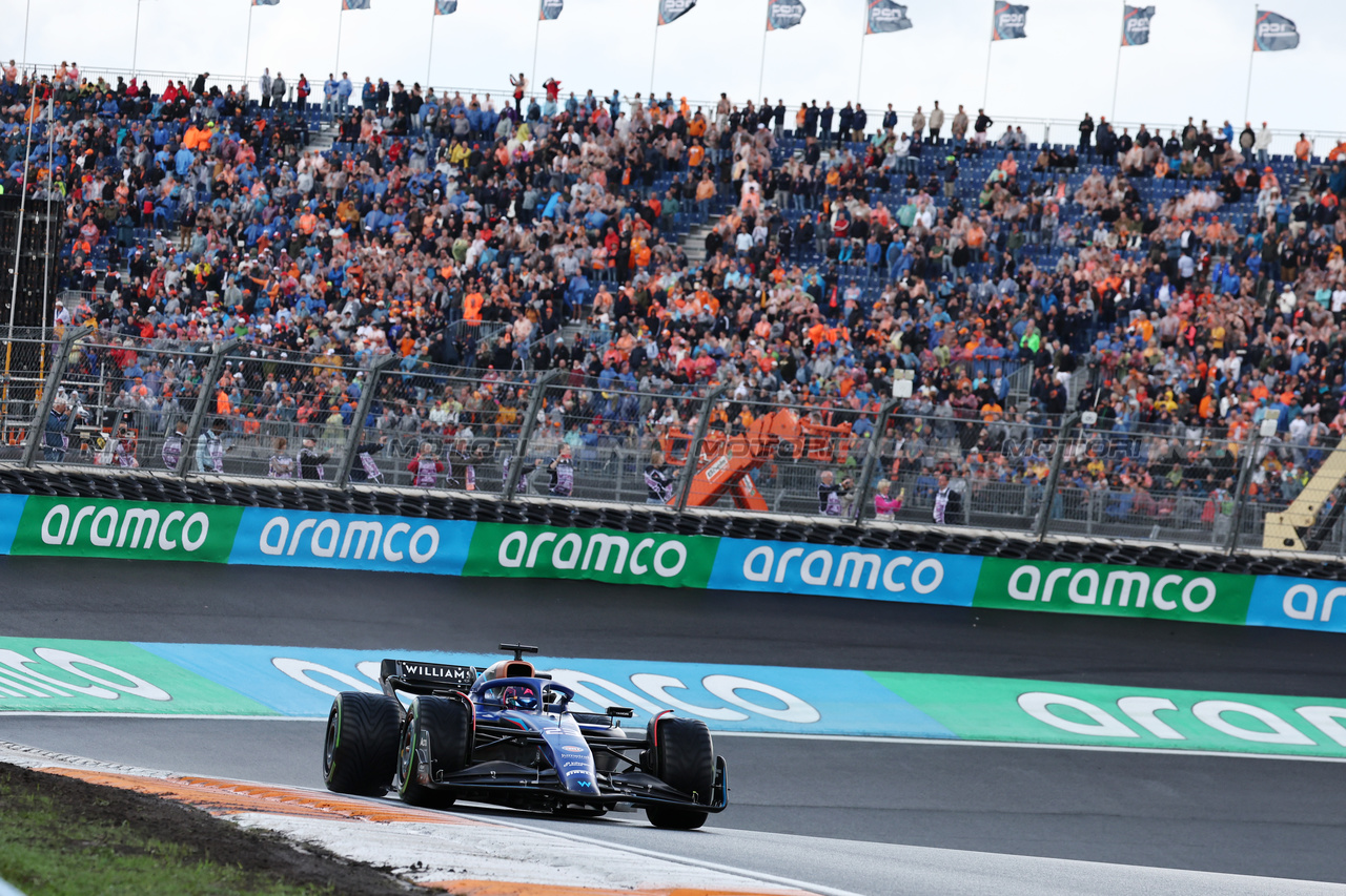 GP OLANDA, Alexander Albon (THA) Williams Racing FW45.

26.08.2023. Formula 1 World Championship, Rd 14, Dutch Grand Prix, Zandvoort, Netherlands, Qualifiche Day.

- www.xpbimages.com, EMail: requests@xpbimages.com © Copyright: Moy / XPB Images