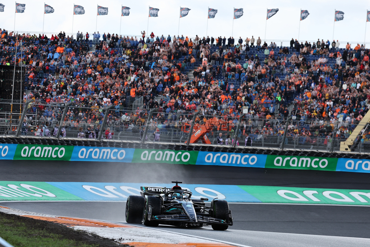GP OLANDA, George Russell (GBR) Mercedes AMG F1 W14.

26.08.2023. Formula 1 World Championship, Rd 14, Dutch Grand Prix, Zandvoort, Netherlands, Qualifiche Day.

- www.xpbimages.com, EMail: requests@xpbimages.com © Copyright: Moy / XPB Images
