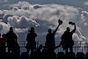 GP OLANDA, Circuit Atmosfera - fans in the grandstand.
26.08.2023. Formula 1 World Championship, Rd 14, Dutch Grand Prix, Zandvoort, Netherlands, Qualifiche Day.
- www.xpbimages.com, EMail: requests@xpbimages.com © Copyright: Moy / XPB Images