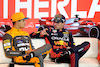 GP OLANDA, (L to R): Lando Norris (GBR) McLaren; e Max Verstappen (NLD) Red Bull Racing, in the post qualifying FIA Press Conference.
26.08.2023. Formula 1 World Championship, Rd 14, Dutch Grand Prix, Zandvoort, Netherlands, Qualifiche Day.
- www.xpbimages.com, EMail: requests@xpbimages.com © Copyright: XPB Images