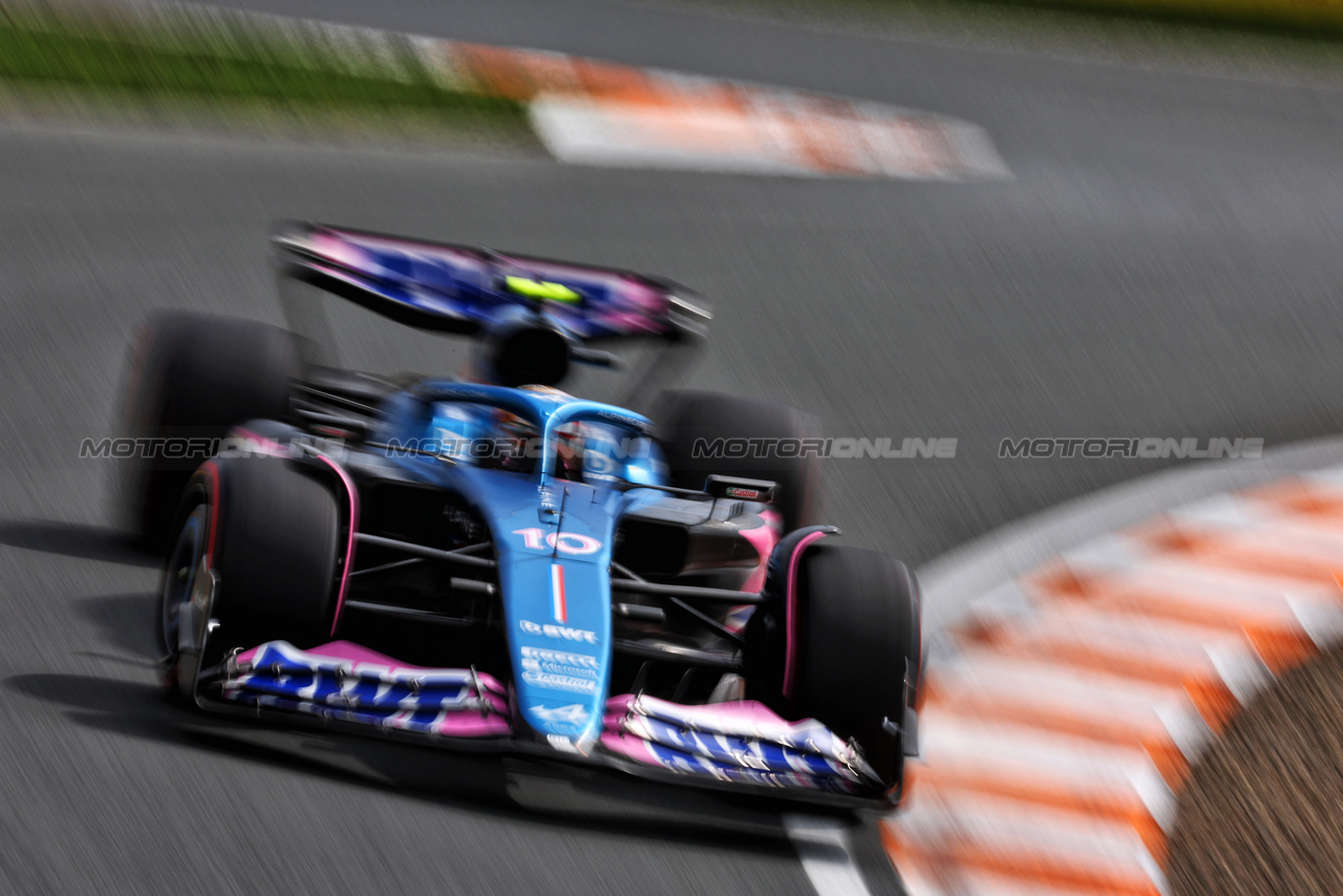 GP OLANDA, Pierre Gasly (FRA) Alpine F1 Team A523.

25.08.2023. Formula 1 World Championship, Rd 14, Dutch Grand Prix, Zandvoort, Netherlands, Practice Day.

 - www.xpbimages.com, EMail: requests@xpbimages.com © Copyright: Coates / XPB Images