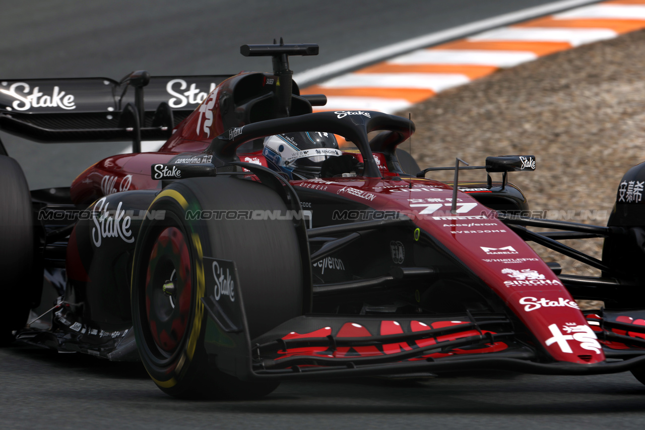 GP OLANDA, Valtteri Bottas (FIN) Alfa Romeo F1 Team C43.

25.08.2023. Formula 1 World Championship, Rd 14, Dutch Grand Prix, Zandvoort, Netherlands, Practice Day.

 - www.xpbimages.com, EMail: requests@xpbimages.com © Copyright: Staley / XPB Images