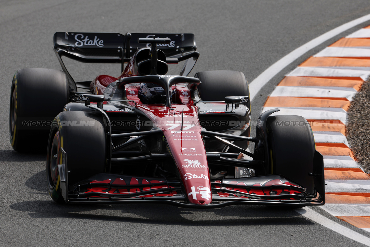 GP OLANDA, Valtteri Bottas (FIN) Alfa Romeo F1 Team C43.

25.08.2023. Formula 1 World Championship, Rd 14, Dutch Grand Prix, Zandvoort, Netherlands, Practice Day.

 - www.xpbimages.com, EMail: requests@xpbimages.com © Copyright: Staley / XPB Images