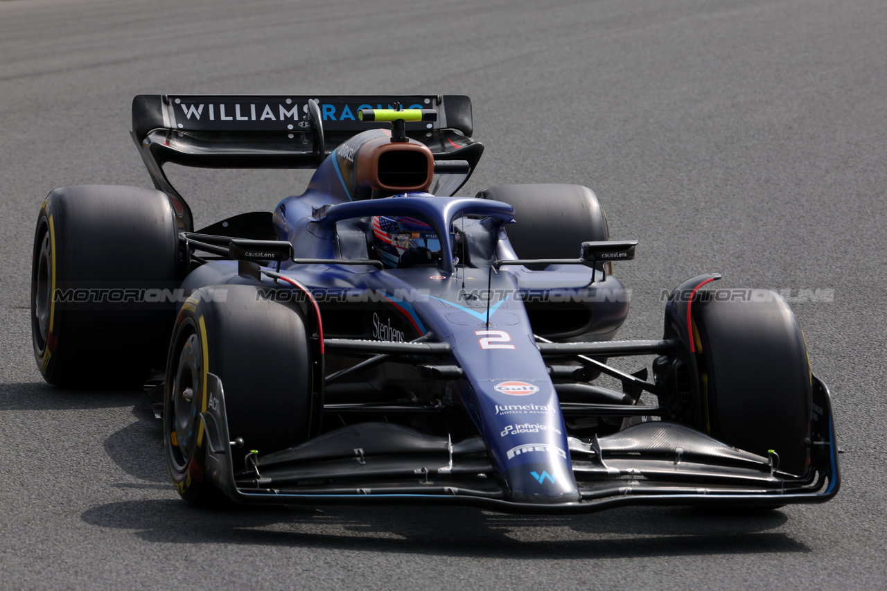 GP OLANDA, Logan Sargeant (USA) Williams Racing FW45.

25.08.2023. Formula 1 World Championship, Rd 14, Dutch Grand Prix, Zandvoort, Netherlands, Practice Day.

 - www.xpbimages.com, EMail: requests@xpbimages.com © Copyright: Staley / XPB Images