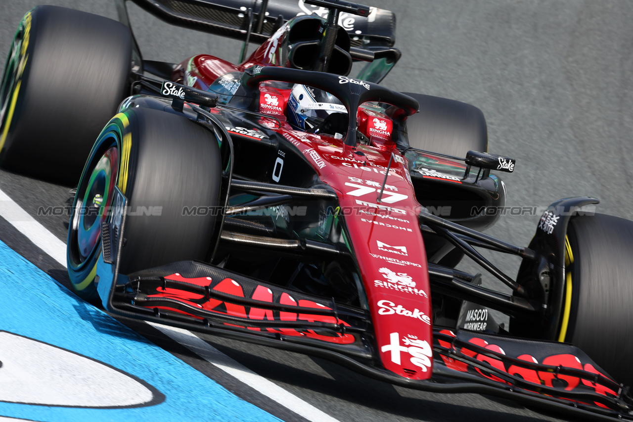 GP OLANDA, Valtteri Bottas (FIN) Alfa Romeo F1 Team C43.

25.08.2023. Formula 1 World Championship, Rd 14, Dutch Grand Prix, Zandvoort, Netherlands, Practice Day.

- www.xpbimages.com, EMail: requests@xpbimages.com © Copyright: Miltenburg / XPB Images