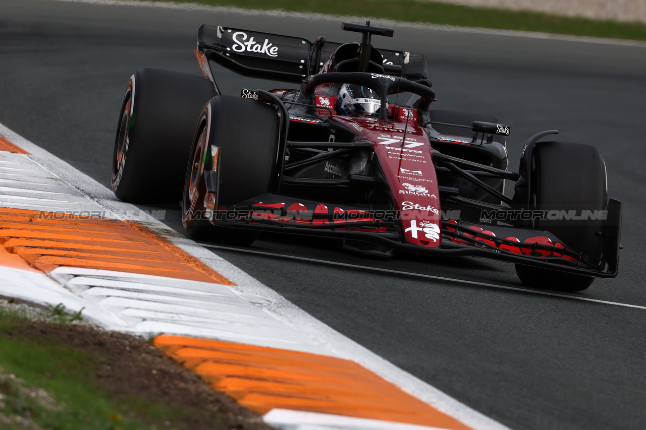 GP OLANDA, Valtteri Bottas (FIN) Alfa Romeo F1 Team C43.

25.08.2023. Formula 1 World Championship, Rd 14, Dutch Grand Prix, Zandvoort, Netherlands, Practice Day.

 - www.xpbimages.com, EMail: requests@xpbimages.com © Copyright: Coates / XPB Images