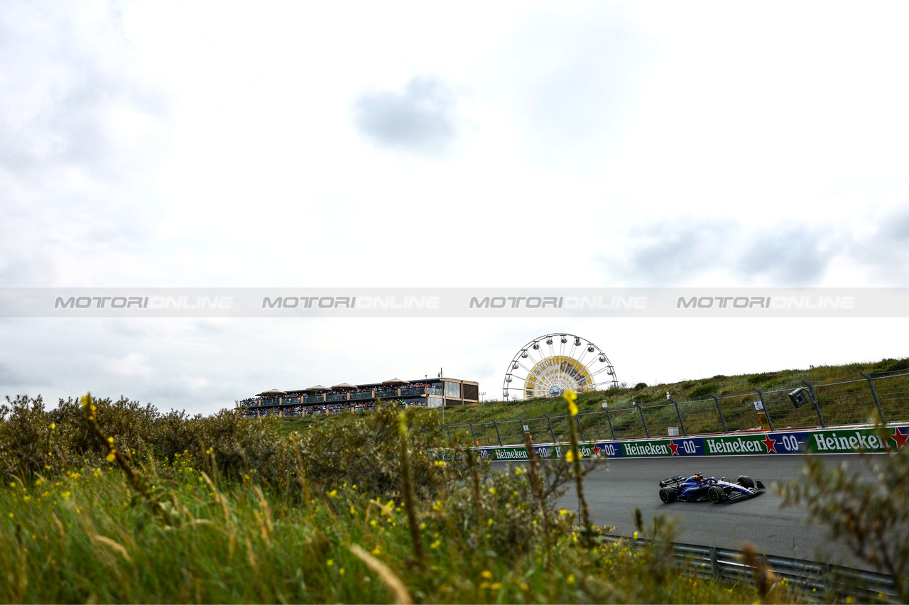 GP OLANDA, Alex Albon (THA), Williams F1 Team 
25.08.2023. Formula 1 World Championship, Rd 14, Dutch Grand Prix, Zandvoort, Netherlands, Practice Day.
- www.xpbimages.com, EMail: requests@xpbimages.com © Copyright: Charniaux / XPB Images
