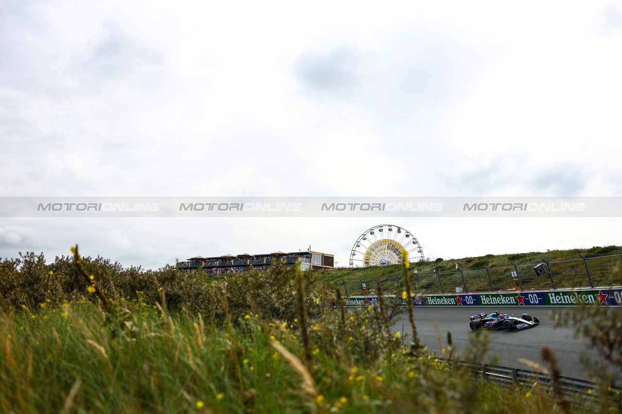 GP OLANDA, Esteban Ocon (FRA), Alpine F1 Team 
25.08.2023. Formula 1 World Championship, Rd 14, Dutch Grand Prix, Zandvoort, Netherlands, Practice Day.
- www.xpbimages.com, EMail: requests@xpbimages.com © Copyright: Charniaux / XPB Images