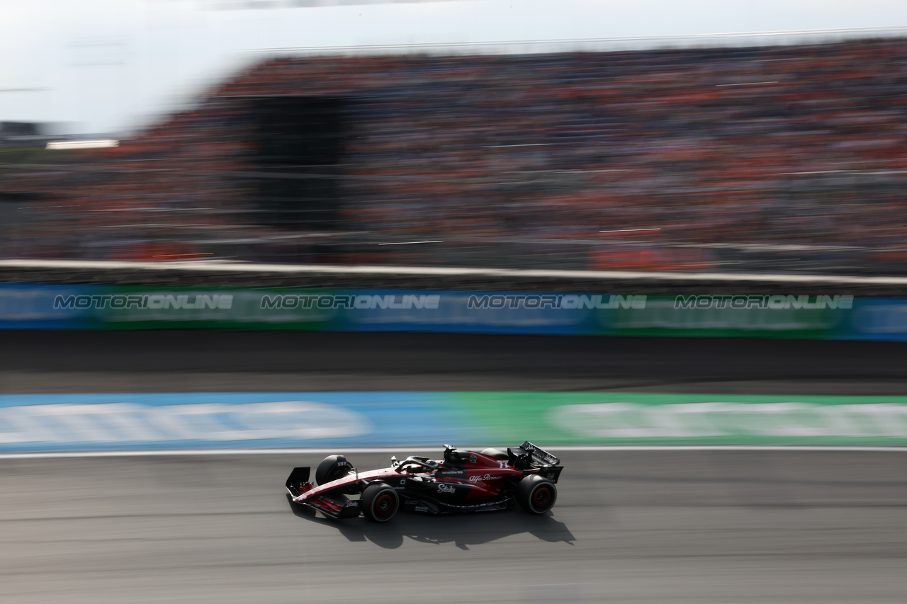 GP OLANDA, Valtteri Bottas (FIN) Alfa Romeo F1 Team C43.

25.08.2023. Formula 1 World Championship, Rd 14, Dutch Grand Prix, Zandvoort, Netherlands, Practice Day.

 - www.xpbimages.com, EMail: requests@xpbimages.com © Copyright: Staley / XPB Images