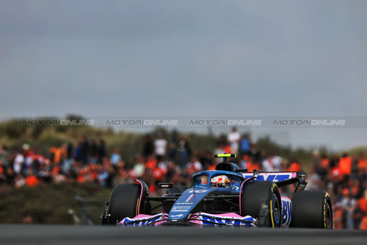 GP OLANDA, Pierre Gasly (FRA) Alpine F1 Team A523.

25.08.2023. Formula 1 World Championship, Rd 14, Dutch Grand Prix, Zandvoort, Netherlands, Practice Day.

 - www.xpbimages.com, EMail: requests@xpbimages.com © Copyright: Staley / XPB Images