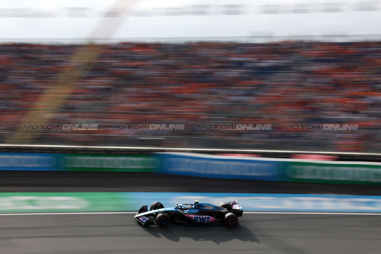 GP OLANDA, Pierre Gasly (FRA) Alpine F1 Team A523.

25.08.2023. Formula 1 World Championship, Rd 14, Dutch Grand Prix, Zandvoort, Netherlands, Practice Day.

 - www.xpbimages.com, EMail: requests@xpbimages.com © Copyright: Staley / XPB Images