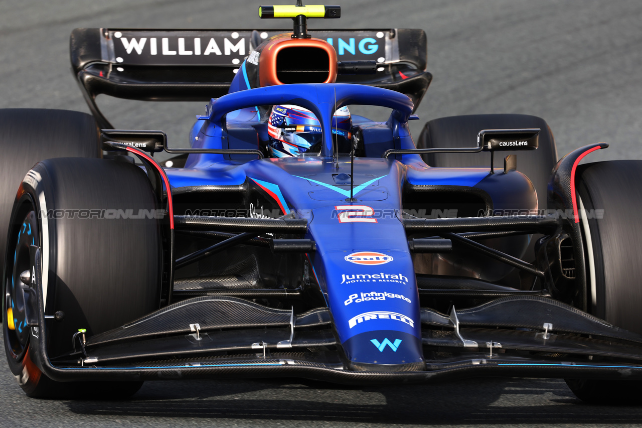 GP OLANDA, Logan Sargeant (USA) Williams Racing FW45.

25.08.2023. Formula 1 World Championship, Rd 14, Dutch Grand Prix, Zandvoort, Netherlands, Practice Day.

- www.xpbimages.com, EMail: requests@xpbimages.com © Copyright: Miltenburg / XPB Images