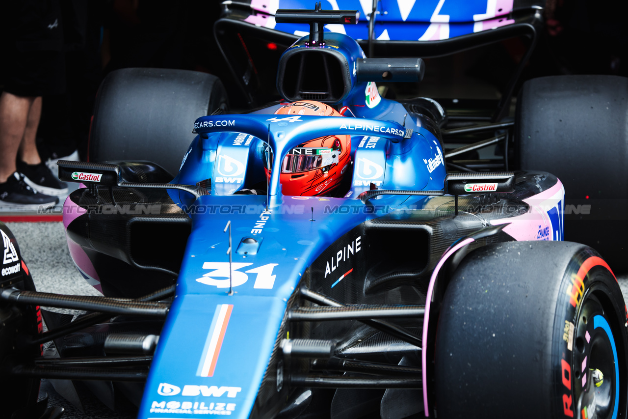 GP OLANDA, Esteban Ocon (FRA) Alpine F1 Team A523 leaves the pits.

25.08.2023. Formula 1 World Championship, Rd 14, Dutch Grand Prix, Zandvoort, Netherlands, Practice Day.

- www.xpbimages.com, EMail: requests@xpbimages.com © Copyright: Bearne / XPB Images