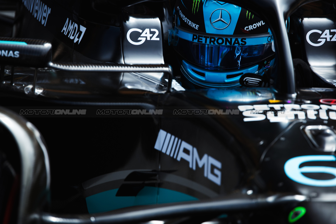 GP OLANDA, George Russell (GBR) Mercedes AMG F1 W14 leaves the pits.

25.08.2023. Formula 1 World Championship, Rd 14, Dutch Grand Prix, Zandvoort, Netherlands, Practice Day.

- www.xpbimages.com, EMail: requests@xpbimages.com © Copyright: Bearne / XPB Images