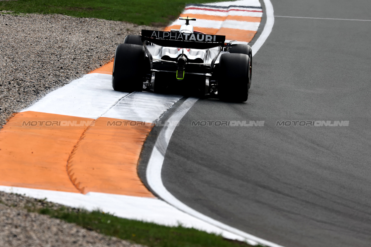 GP OLANDA, Yuki Tsunoda (JPN) AlphaTauri AT04.

25.08.2023. Formula 1 World Championship, Rd 14, Dutch Grand Prix, Zandvoort, Netherlands, Practice Day.

- www.xpbimages.com, EMail: requests@xpbimages.com © Copyright: Moy / XPB Images